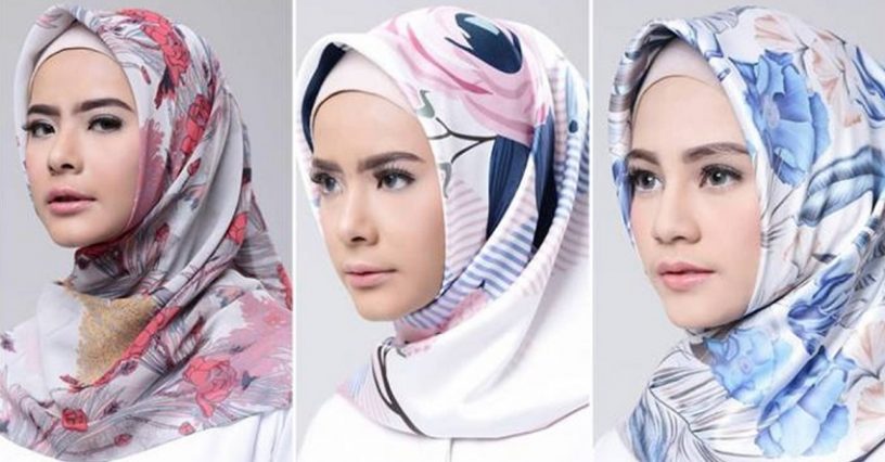 Tutorial Hijab Segi Empat Jaman Now