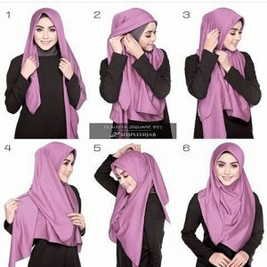 Model Jilbab Untuk Kebaya