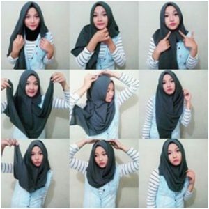 Tutorial Hijab Segi Tiga Simple Tanpa Ciput Untuk Remaja